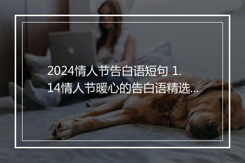 2024情人节告白语短句 1.14情人节暖心的告白语精选通用版10篇