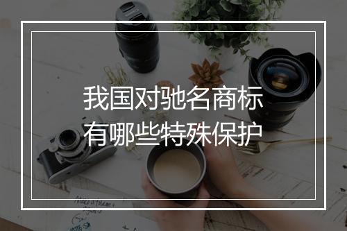 我国对驰名商标有哪些特殊保护