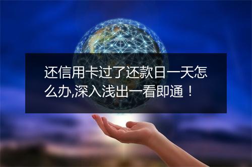 还信用卡过了还款日一天怎么办,深入浅出一看即通！