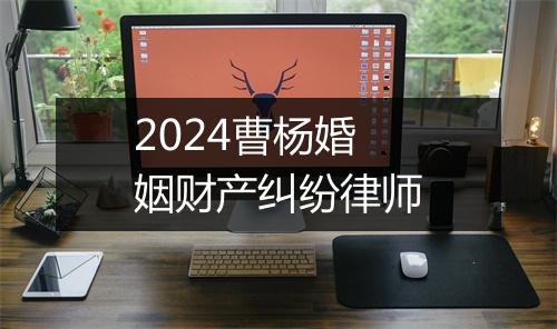 2024曹杨婚姻财产纠纷律师