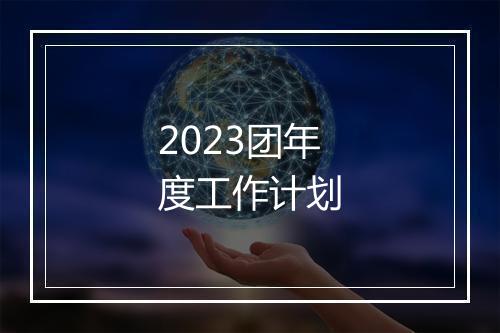 2023团年度工作计划