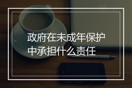 政府在未成年保护中承担什么责任