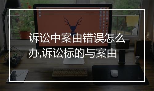 诉讼中案由错误怎么办,诉讼标的与案由