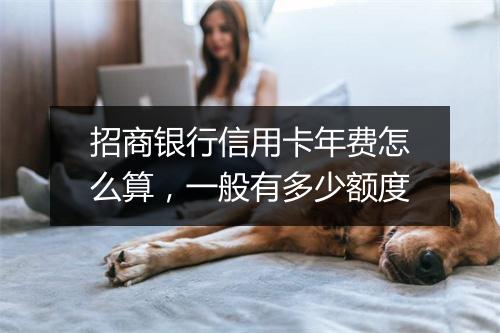 招商银行信用卡年费怎么算，一般有多少额度