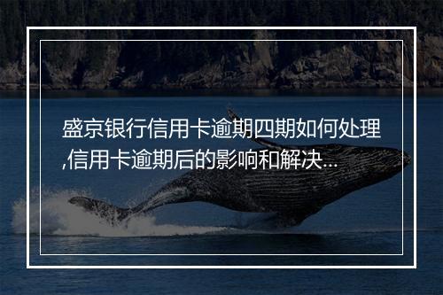 盛京银行信用卡逾期四期如何处理,信用卡逾期后的影响和解决方法