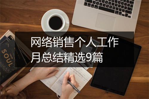 网络销售个人工作月总结精选9篇