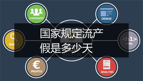 国家规定流产假是多少天