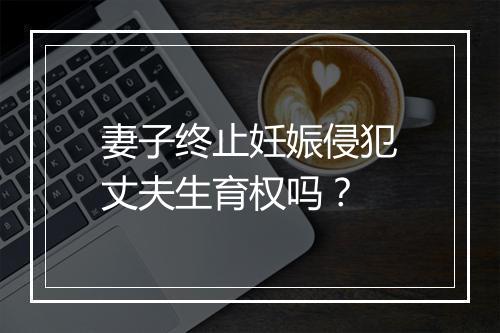 妻子终止妊娠侵犯丈夫生育权吗？