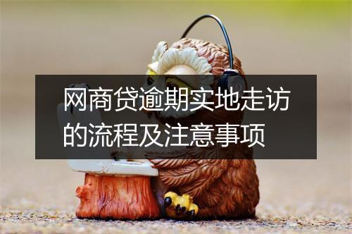 网商贷逾期实地走访的流程及注意事项
