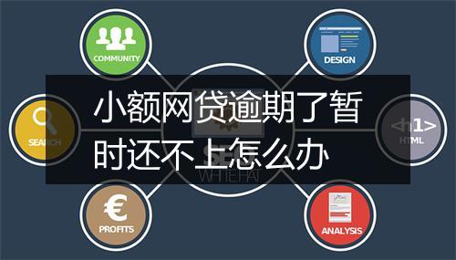 小额网贷逾期了暂时还不上怎么办