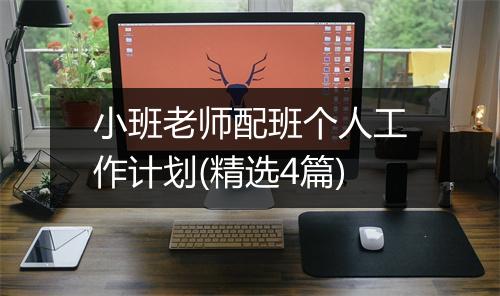 小班老师配班个人工作计划(精选4篇)