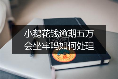 小鹅花钱逾期五万会坐牢吗如何处理
