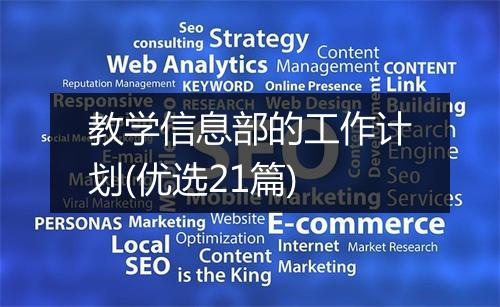 教学信息部的工作计划(优选21篇)