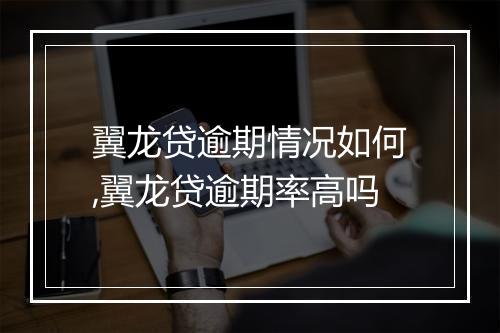 翼龙贷逾期情况如何,翼龙贷逾期率高吗