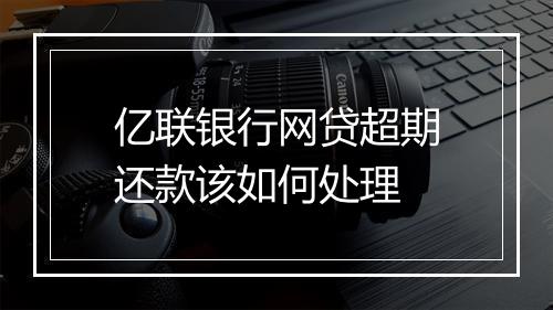 亿联银行网贷超期还款该如何处理