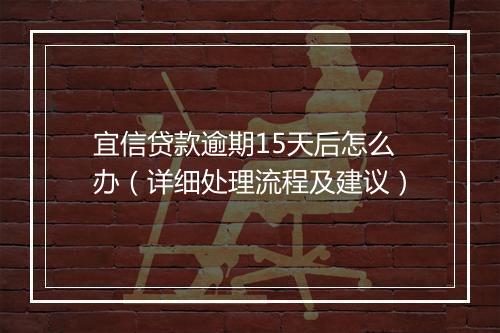 宜信贷款逾期15天后怎么办（详细处理流程及建议）