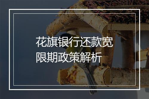 花旗银行还款宽限期政策解析