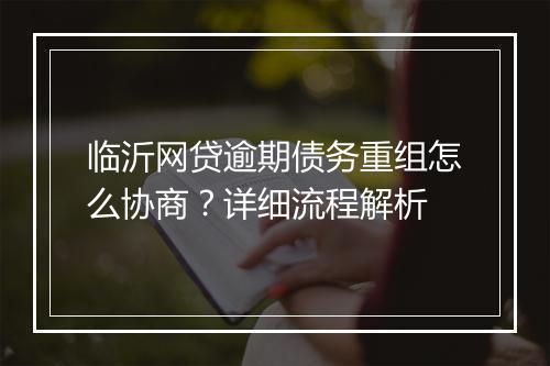 临沂网贷逾期债务重组怎么协商？详细流程解析