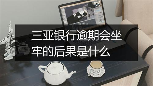 三亚银行逾期会坐牢的后果是什么