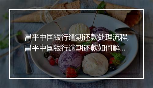 昌平中国银行逾期还款处理流程,昌平中国银行逾期还款如何解决