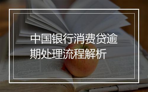 中国银行消费贷逾期处理流程解析
