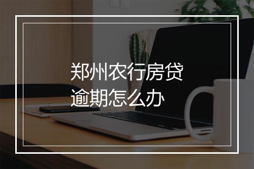 郑州农行房贷逾期怎么办