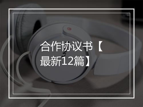 合作协议书【最新12篇】