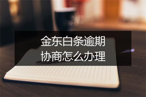 金东白条逾期协商怎么办理