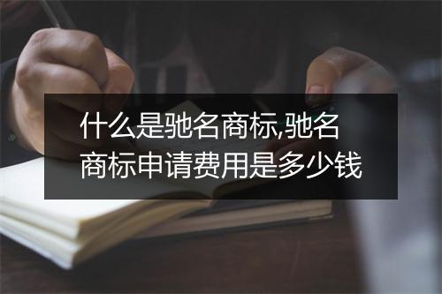 什么是驰名商标,驰名商标申请费用是多少钱