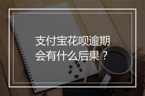 支付宝花呗逾期会有什么后果？