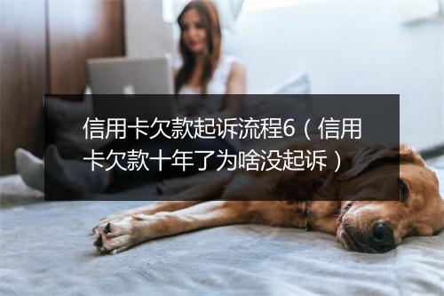信用卡欠款起诉流程6（信用卡欠款十年了为啥没起诉）