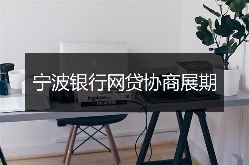 宁波银行网贷协商展期