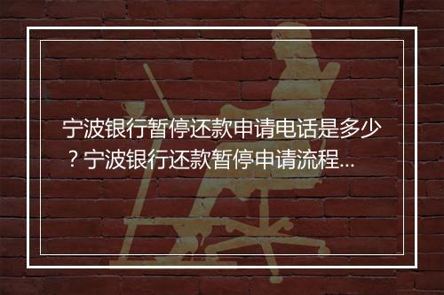 宁波银行暂停还款申请电话是多少？宁波银行还款暂停申请流程详解