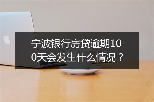 宁波银行房贷逾期100天会发生什么情况？