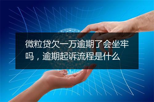 微粒贷欠一万逾期了会坐牢吗，逾期起诉流程是什么