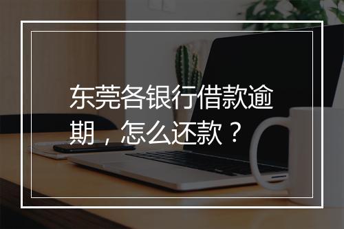 东莞各银行借款逾期，怎么还款？