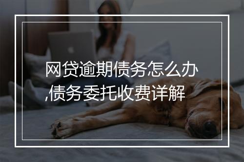 网贷逾期债务怎么办,债务委托收费详解
