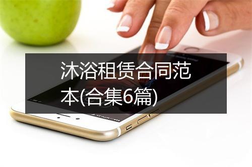 沐浴租赁合同范本(合集6篇)