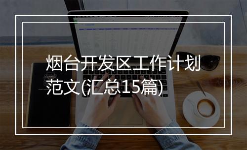 烟台开发区工作计划范文(汇总15篇)