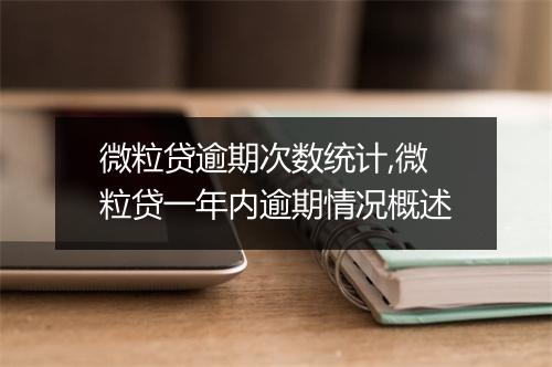 微粒贷逾期次数统计,微粒贷一年内逾期情况概述