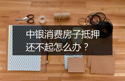 中银消费房子抵押还不起怎么办？
