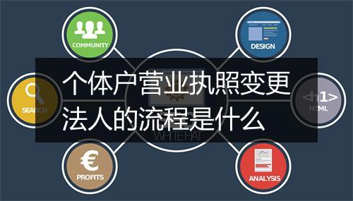 个体户营业执照变更法人的流程是什么
