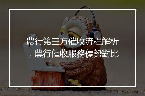 農行第三方催收流程解析，農行催收服務優勢對比
