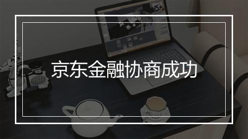 京东金融协商成功