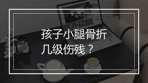 孩子小腿骨折几级伤残？
