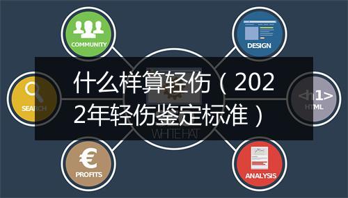 什么样算轻伤（2022年轻伤鉴定标准）