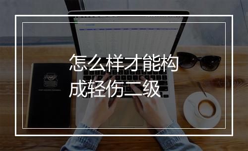怎么样才能构成轻伤二级