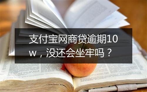 支付宝网商贷逾期10w，没还会坐牢吗？