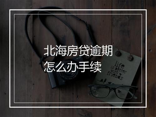 北海房贷逾期怎么办手续