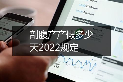 剖腹产产假多少天2022规定